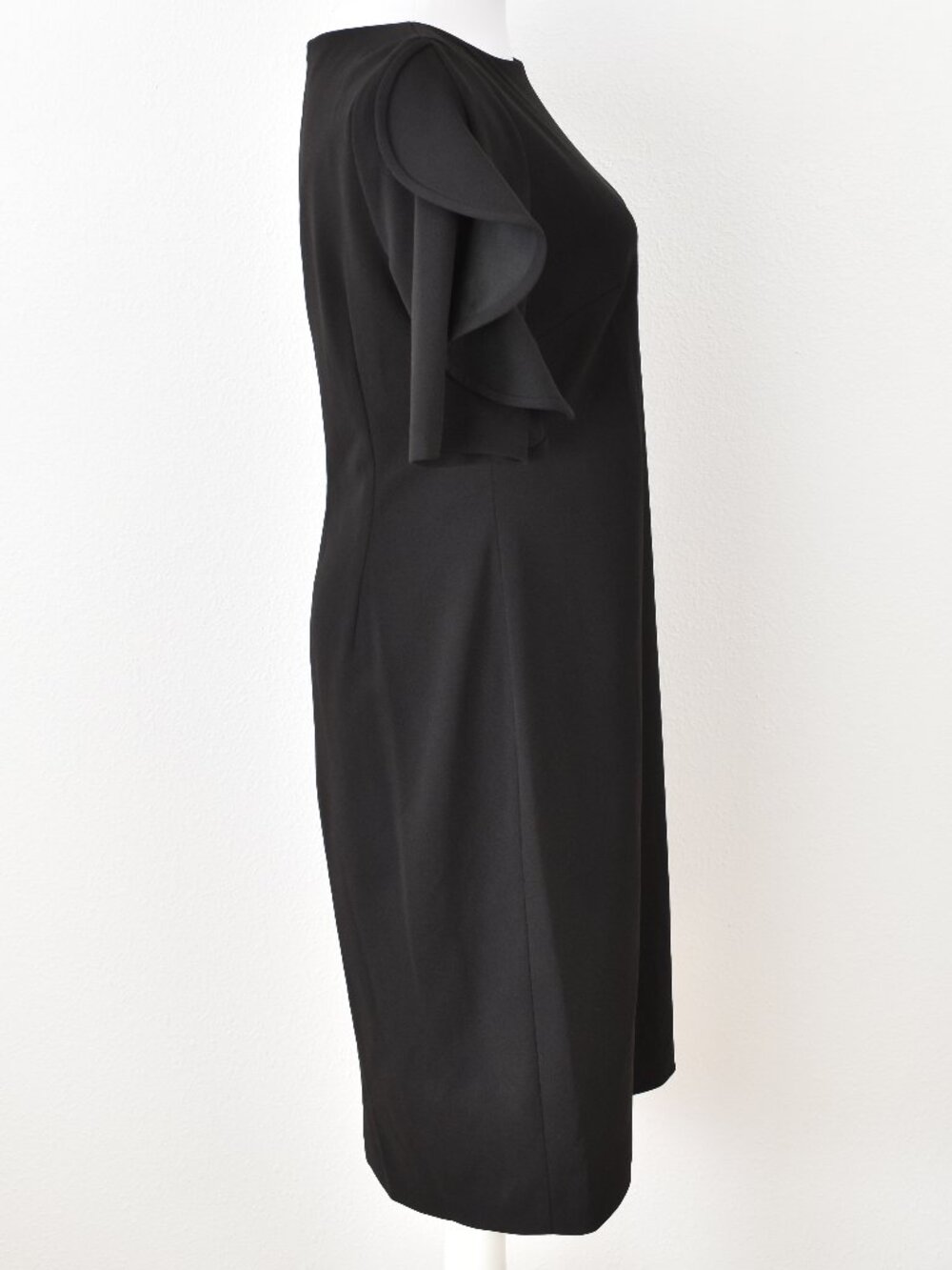 Calvin Klein Ruffle Sleeve Sheath Dress - 10 - Picture 5 of 8